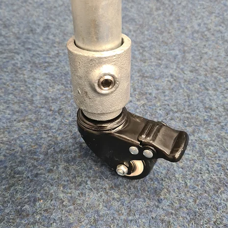 Braked Swivel Castor 26.9mm Tube (A) H/D